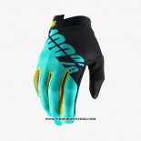 2020 Motocross Cyclisme 100 Gants Doigts Long Bleu