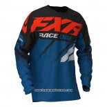 2020 Motocross Cyclisme Maillot FXR Manches Longues Bleu