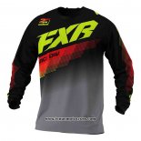 2020 Motocross Cyclisme Maillot FXR Manches Longues Noir Rouge