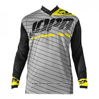 2020 Motocross Cyclisme Maillot Jopa Manches Longues Gris