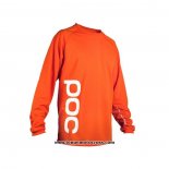 2020 Motocross Cyclisme Maillot POC Manches Longues Orange