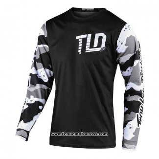 2020 Motocross Cyclisme Maillot TLD Manches Longues Noir