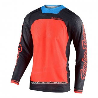 2020 Motocross Cyclisme Maillot TLD Manches Longues Rouge