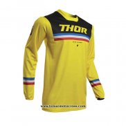 2020 Motocross Cyclisme Maillot Thor Manches Longues Jaune