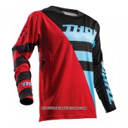 2020 Motocross Cyclisme Maillot Thor Manches Longues Rouge Bleu