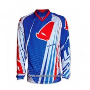 2020 Motocross Cyclisme Maillot UFO Manches Longues Bleu