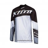 2021 Klim Motocross Cyclisme Maillot Manches Longues Noir Blanc Gris