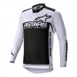 2021 Motocross Cyclisme Maillot Alpinestars Manches Longues Blanc