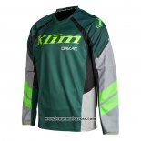 2021 Motocross Cyclisme Maillot Klim Manches Longues Vert