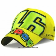 2020 Moto GP Cyclisme VR 46 Casquette Jaune