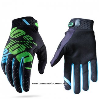 2020 Motocross Cyclisme 100 Gants Doigts Long Noir