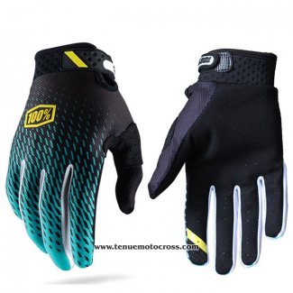 2020 Motocross Cyclisme 100 Gants Doigts Long Noir