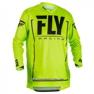 2020 Motocross Cyclisme Maillot FLY Manches Longues Jaune