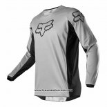 2020 Motocross Cyclisme Maillot FOX Manches Longues Gris