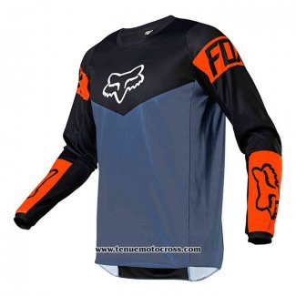 2020 Motocross Cyclisme Maillot FOX Manches Longues Noir