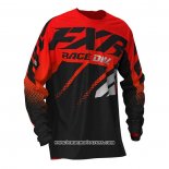 2020 Motocross Cyclisme Maillot FXR Manches Longues Noir Rouge