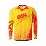 2020 Motocross Cyclisme Maillot IXS Manches Longues Jaune Rouge