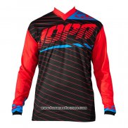 2020 Motocross Cyclisme Maillot Jopa Manches Longues Noir Rouge