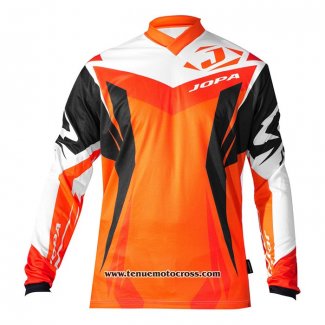 2020 Motocross Cyclisme Maillot Jopa Manches Longues Orange