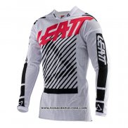 2020 Motocross Cyclisme Maillot Leatt Manches Longues Blanc