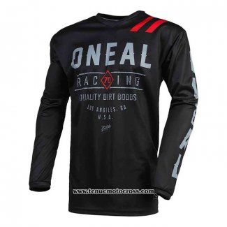 2020 Motocross Cyclisme Maillot Oneal Manches Longues Noir