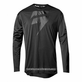 2020 Motocross Cyclisme Maillot Shift Manches Longues Noir