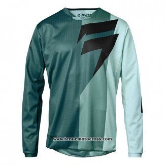 2020 Motocross Cyclisme Maillot Shift Manches Longues Vert