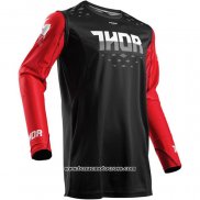 2020 Motocross Cyclisme Maillot Thor Manches Longues Noir