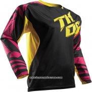 2020 Motocross Cyclisme Maillot Thor Manches Longues Noir