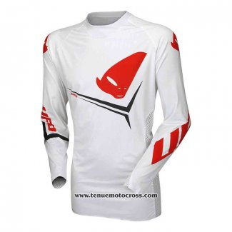 2020 Motocross Cyclisme Maillot UFO Manches Longues Blanc