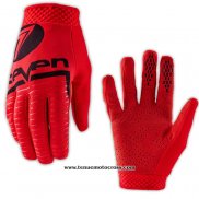 2020 Motocross Cyclisme Seven Gants Doigts Long Rouge