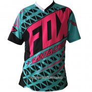 2020 Motocross Cyclisme T Shirt FOX Manches Courtes Vert