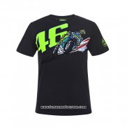 2020 Motocross Cyclisme T Shirt VR 46 Manches Courtes Noir