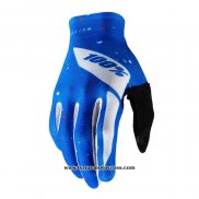 2021 Motocross Cyclisme 100 Percent Gants Doigts Long Bleu