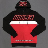 2020 Motocross Cyclisme Chandail No.93 Manches Longues Noir Rouge