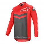 2020 Motocross Cyclisme Maillot Alpinestars Manches Longues Rouge