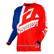 2020 Motocross Cyclisme Maillot Answer Manches Longues Rouge