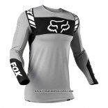 2020 Motocross Cyclisme Maillot FOX Manches Longues Gris