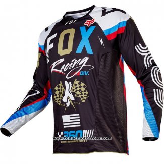 2020 Motocross Cyclisme Maillot FOX Manches Longues Noir