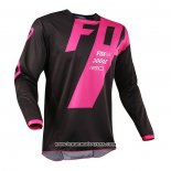 2020 Motocross Cyclisme Maillot FOX Manches Longues Noir Rose