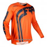 2020 Motocross Cyclisme Maillot FOX Manches Longues Orange