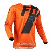 2020 Motocross Cyclisme Maillot FOX Manches Longues Orange