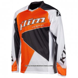 2020 Motocross Cyclisme Maillot Klim Manches Longues Orange