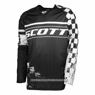 2020 Motocross Cyclisme Maillot Scott Manches Longues Noir