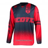 2020 Motocross Cyclisme Maillot Scott Manches Longues Noir Rouge