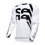 2020 Motocross Cyclisme Maillot Seven Manches Longues Blanc