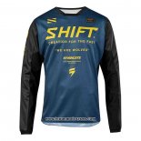 2020 Motocross Cyclisme Maillot Shift Manches Longues Bleu