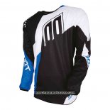 2020 Motocross Cyclisme Maillot Shot Manches Longues Noir Bleu