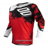 2020 Motocross Cyclisme Maillot Shot Manches Longues Rouge