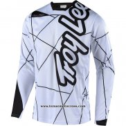 2020 Motocross Cyclisme Maillot TLD Manches Longues Blanc